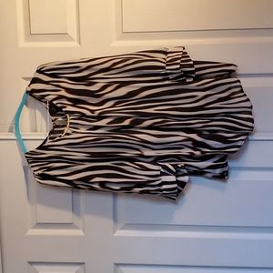 #26 - Zebra Print Blouse